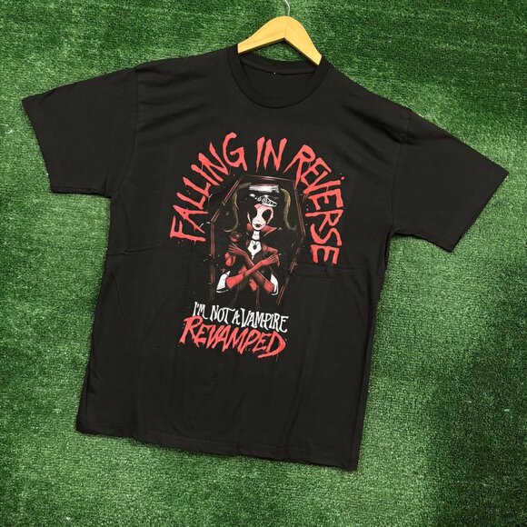 Falling in Reverse I'm Not A Vampire Revamped Rock Band T-Shirt Size Large - Picture 3 of 4